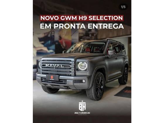 GWM HAVAL H9 2.4 TURBO DIESEL SELECTION 4X4 AUTOMÁTICO GWM HAVAL H9 2.4 TURBO DIESEL SELECTION 4X4 AUTOMÁTICO